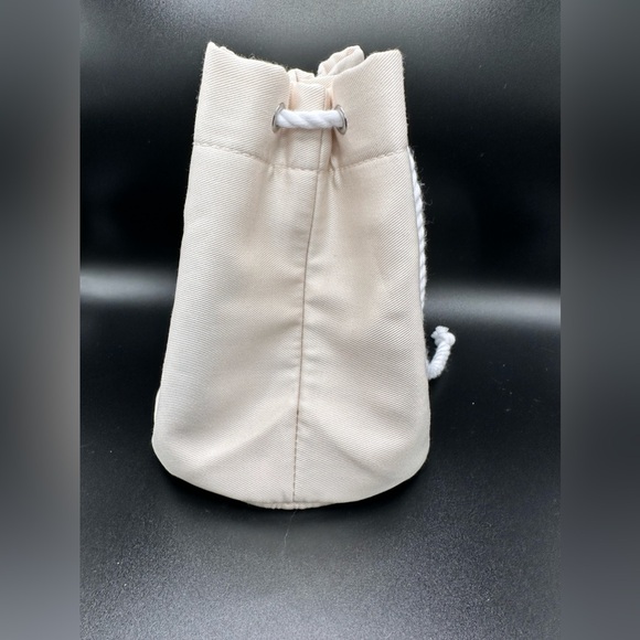 DIOR!! Cream and Twill Drawstring Pouch for Makeup or storage Bag - Picture 5 of 11